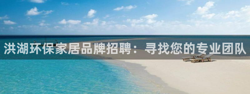意昂5(KGAME)登陆电脑线路测速：洪湖环保家居品牌招聘：